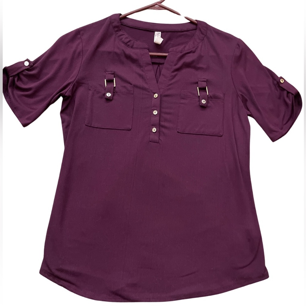 PerSeption Concept Purple Blouse